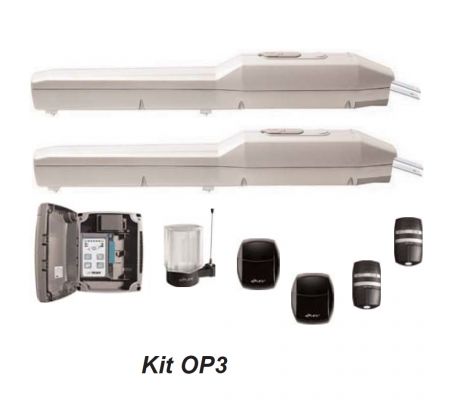 Kit complet W OP3 300 mm, automatisme pour portails à battants de la marque LIFE
